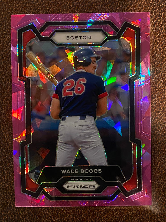 Wade Boggs - 2024 Panini Prizm - Pink Ice - Red Sox