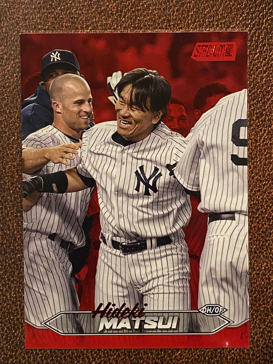 Hideki Matsui - 2024 Topps Stadium Club - Red Foil - Yankees