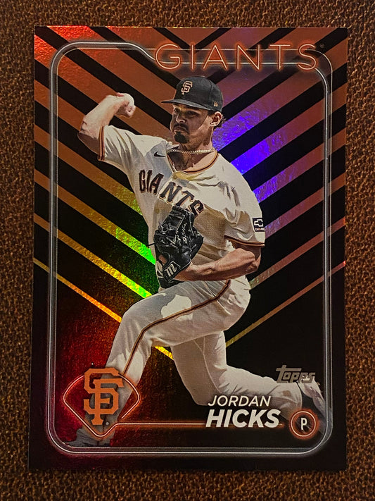 Jordan Hicks - 2024 Topps Update - Holiday Parallel - Giants