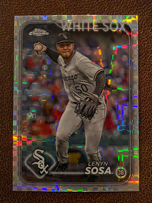 Lenyn Sosa - 2024 Topps Chrome Update - XFractor - White Sox