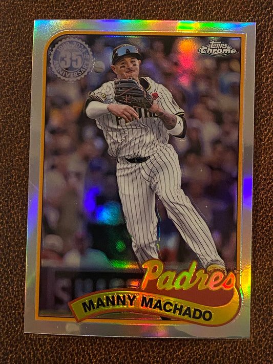 Manny Machado - 2024 Topps Chrome Update - 1989 Refractor - Padres