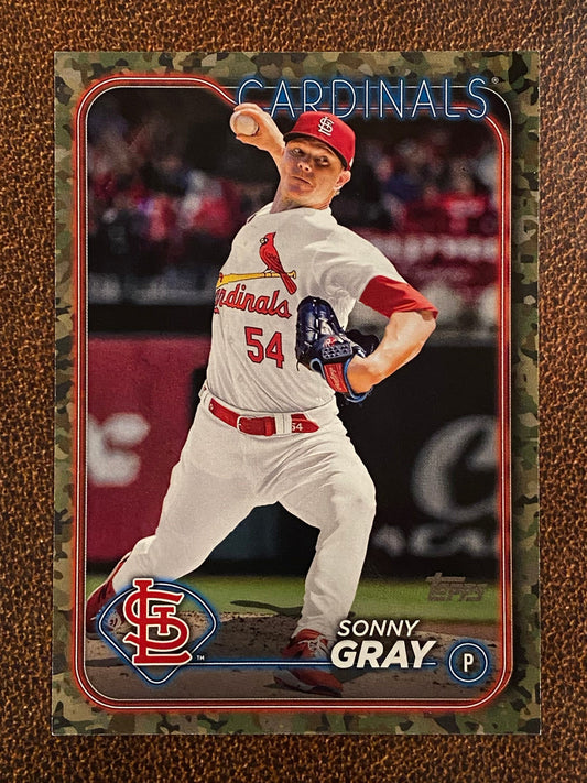 Sonny Gray - 2024 Topps Series 2 - Camo /25 - Cardinals