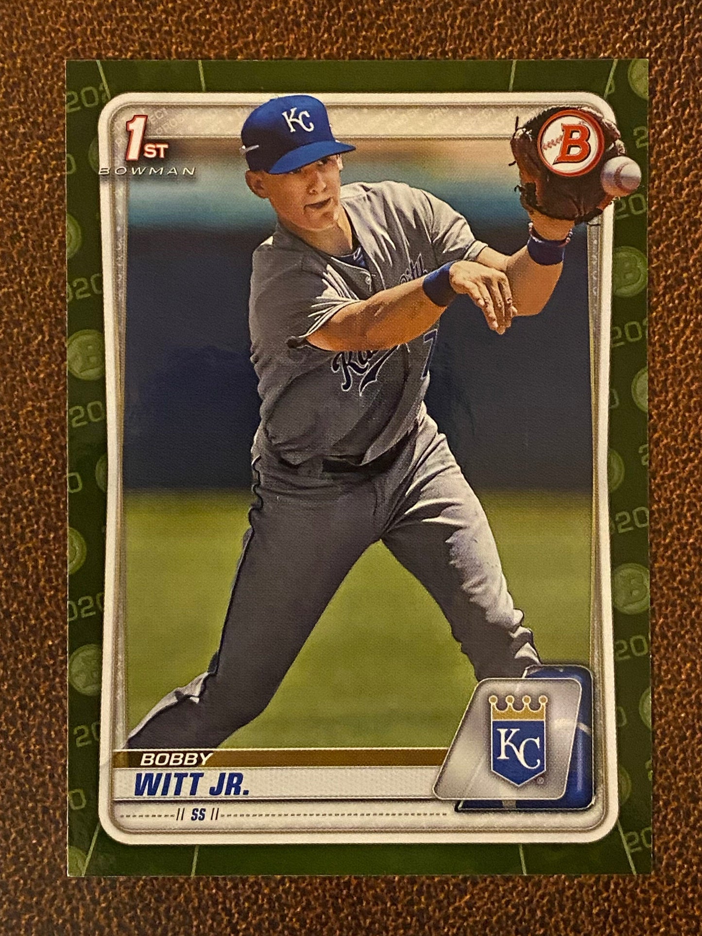 Bobby Witt Jr. - 2020 Bowman - 1st Camo - Royals