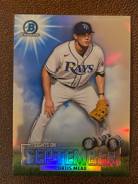 Curtis Mead - 2023 Bowman - Sights on September - Rays