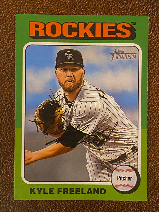 Kyle Freeland - 2024 Topps Heritage - Low Number Short Prints - Rockies