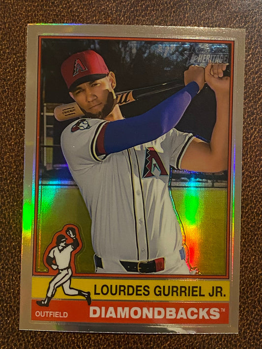 Lourdes Gurriel Jr. - 2025 Topps Heritage - Refractor - Diamondbacks