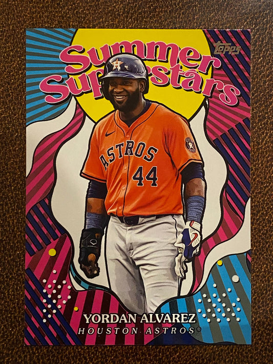 Yordan Alvarez - 2025 Topps Series 2 - Summer Superstars Insert - Astros