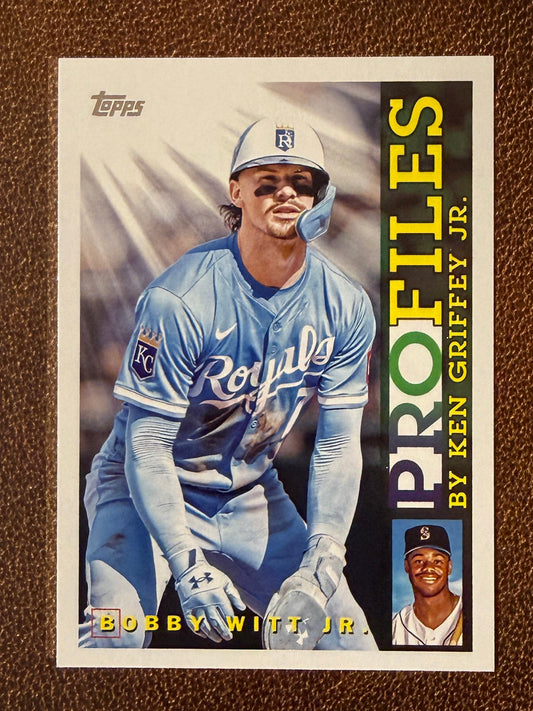 Bobby Witt Jr. - 2026 Topps Series 1 - Profiles Insert - Royals