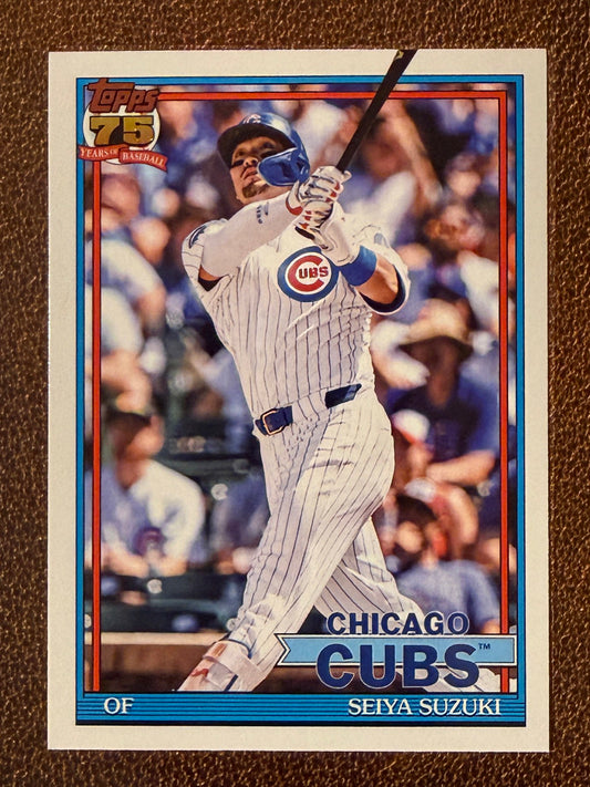 Seiya Suzuki - 2026 Topps Series 1 - 1991 Insert - Cubs