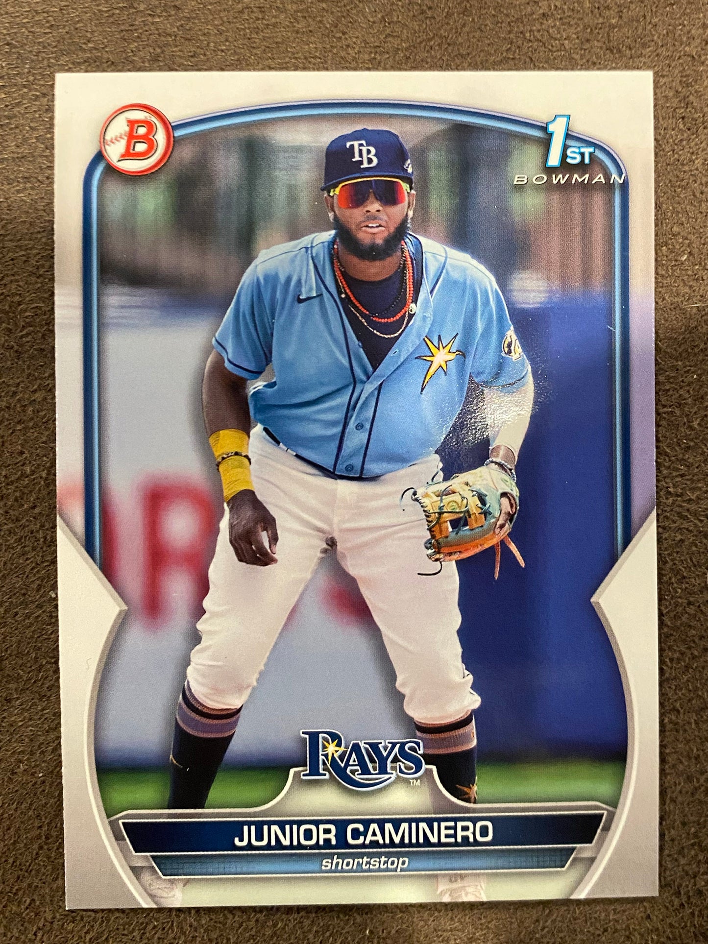 Junior Caminero - 2023 Bowman - 1st PAPER - Rays