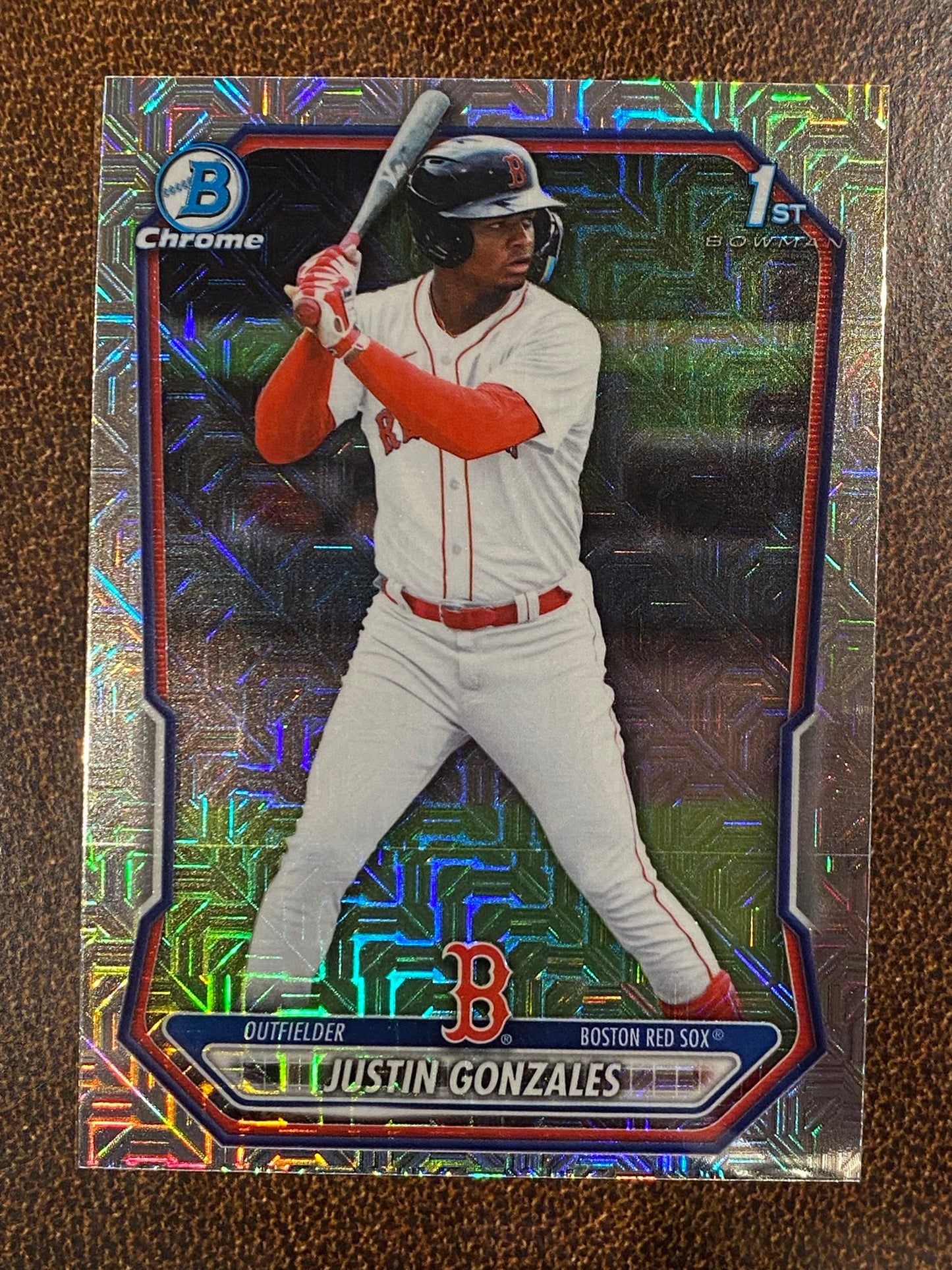Justin Gonzales - 2026 Bowman - 1st MOJO Refractor - Red Sox