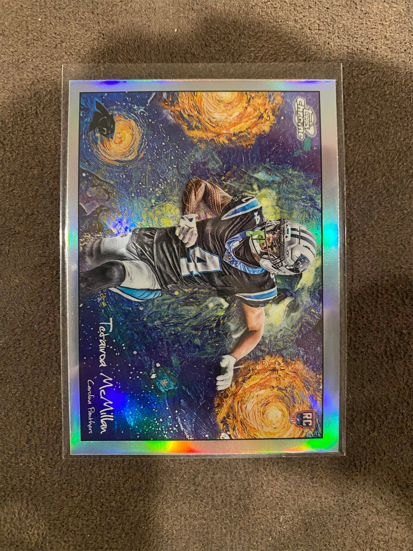 Tetairoa McMillan - 2025 Topps Chrome Cosmic - Rookie Stars in the Night - Panthers