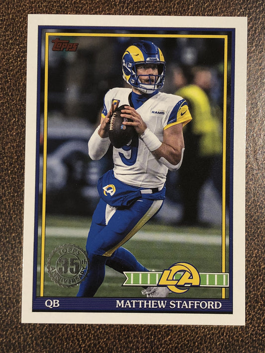 Matthew Stafford - 2026 Topps Flagship - 1991 Insert - Rams