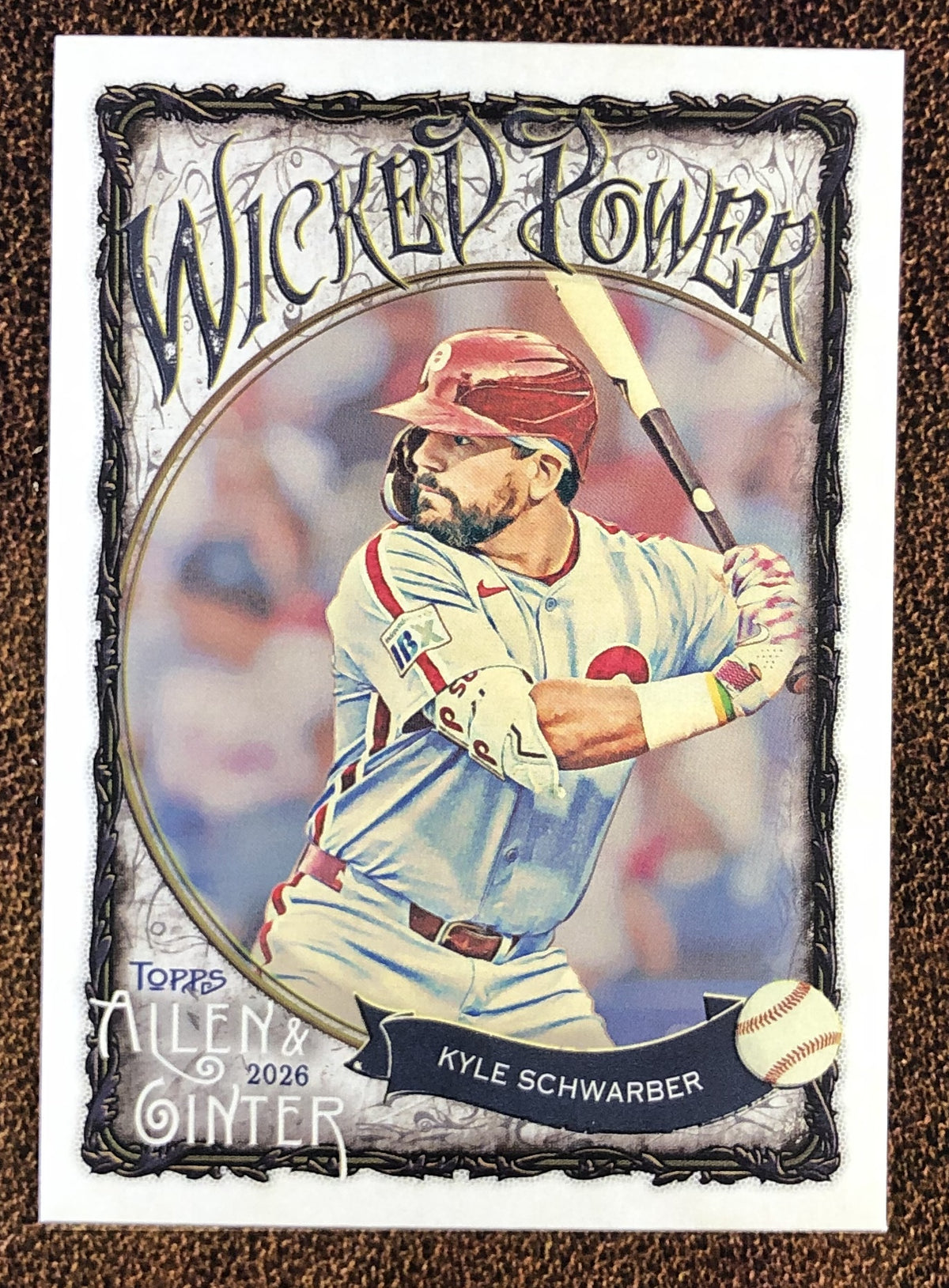 Kyle Schwarber - 2026 Topps Allen & Ginter - Wicked Power Insert - Phillies