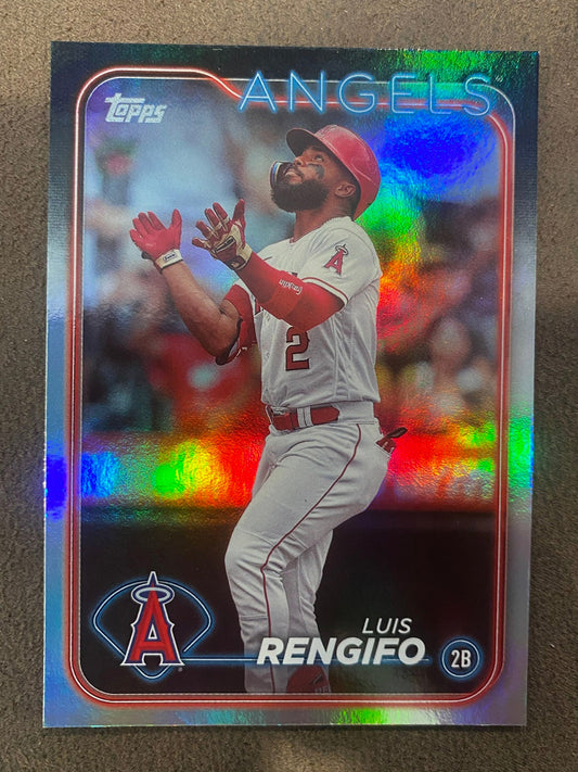 Luis Rengifo - 2024 Topps Series 1 - Rainbow Foil - Angels