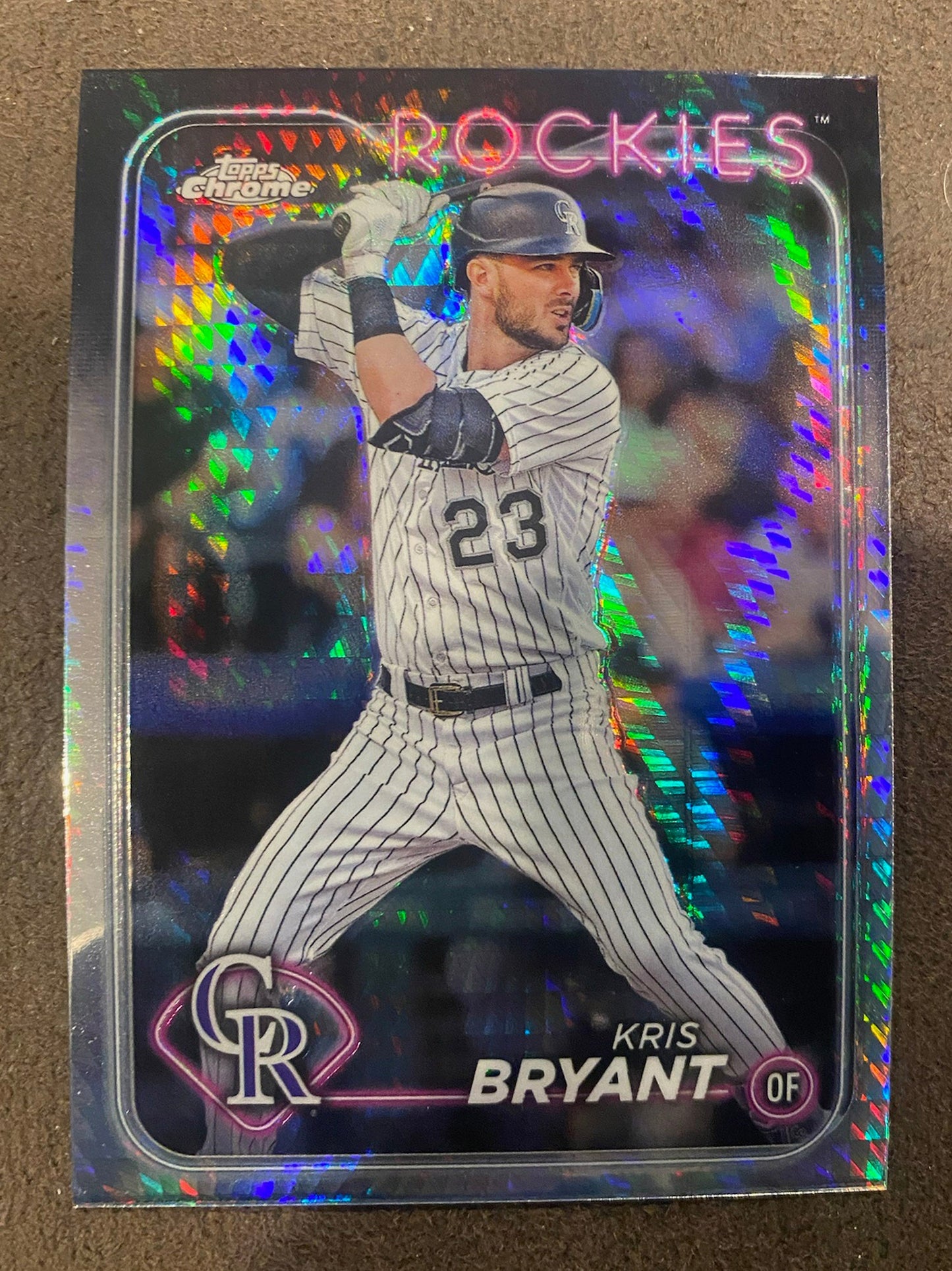 Kris Bryant - 2024 Topps Chrome - Prism Refractors - Rockies