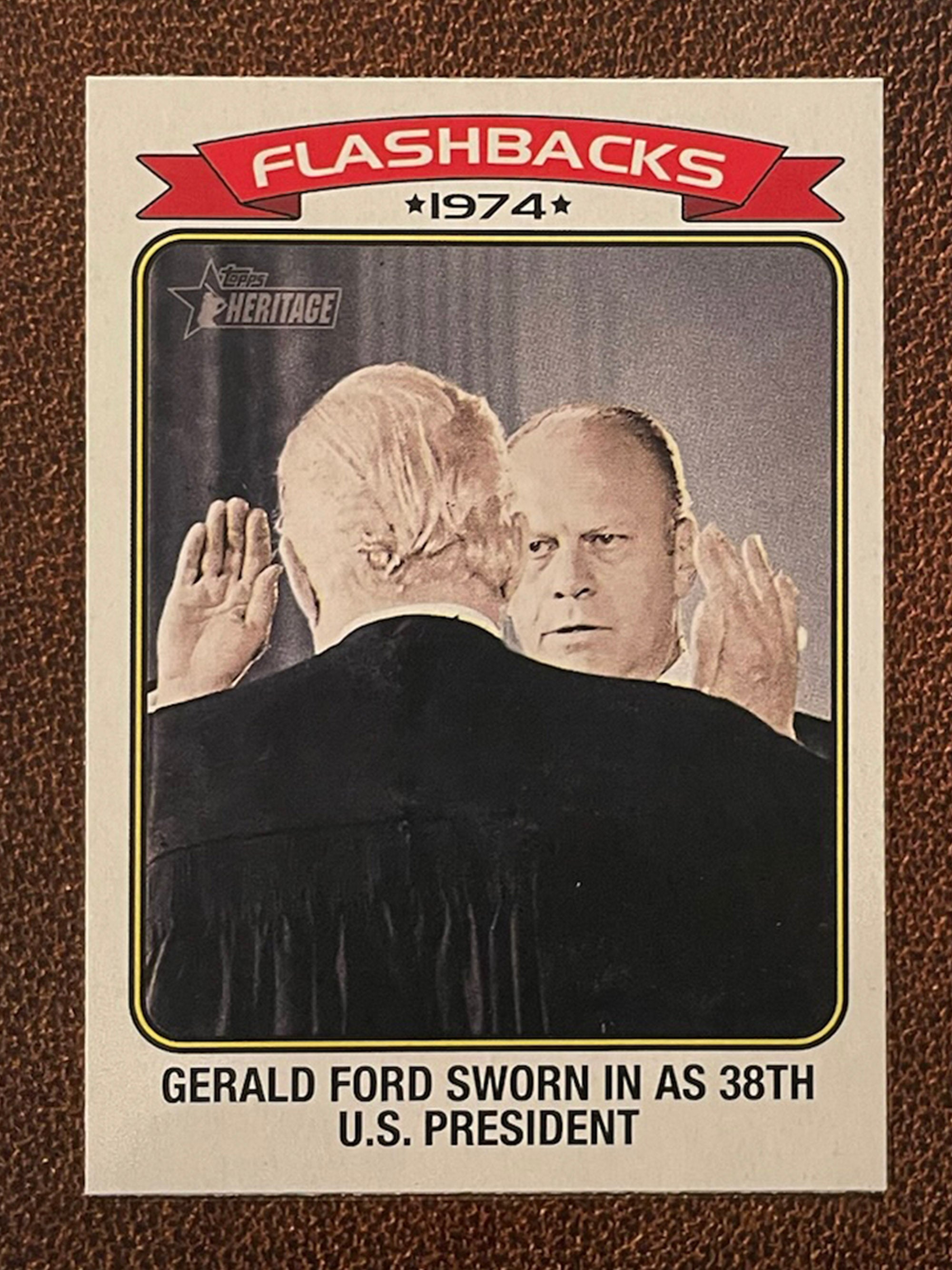 Gerald Sworn In - 2023 Topps Heritage - Flashbacks 1974 Insert ...