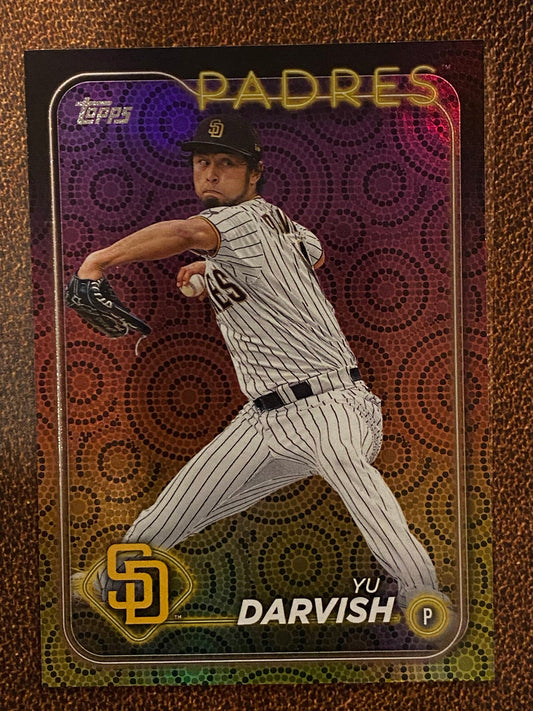 Yu Darvish - 2024 Topps Series 2 - Holiday Parallel - Padres