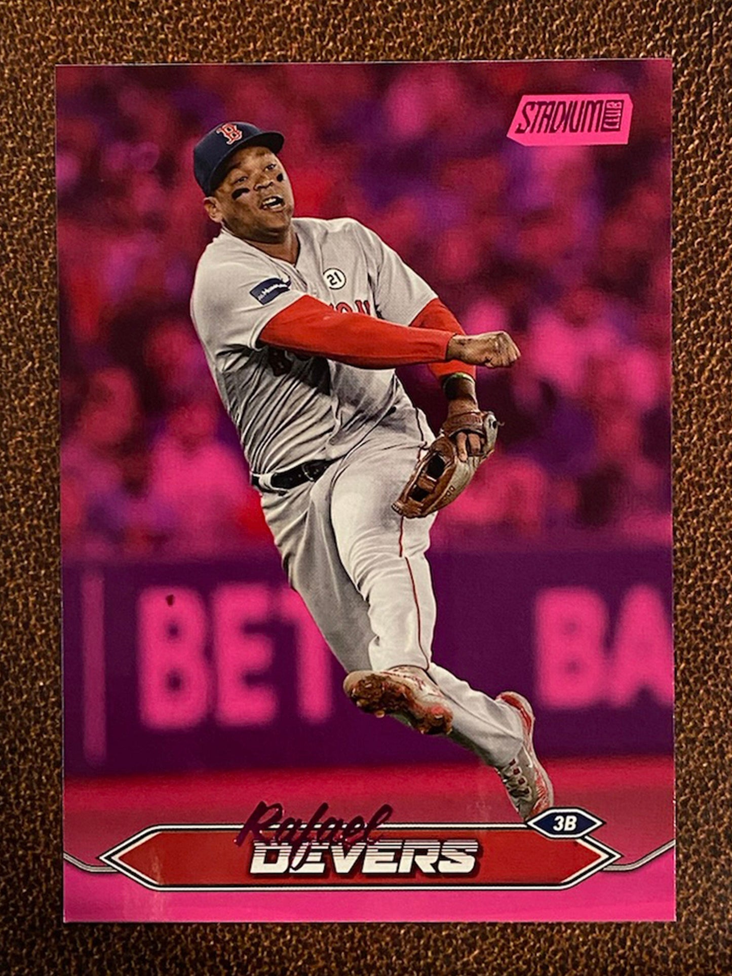 Rafael Devers - 2024 Topps Stadium Club - Pink Foil - Red Sox