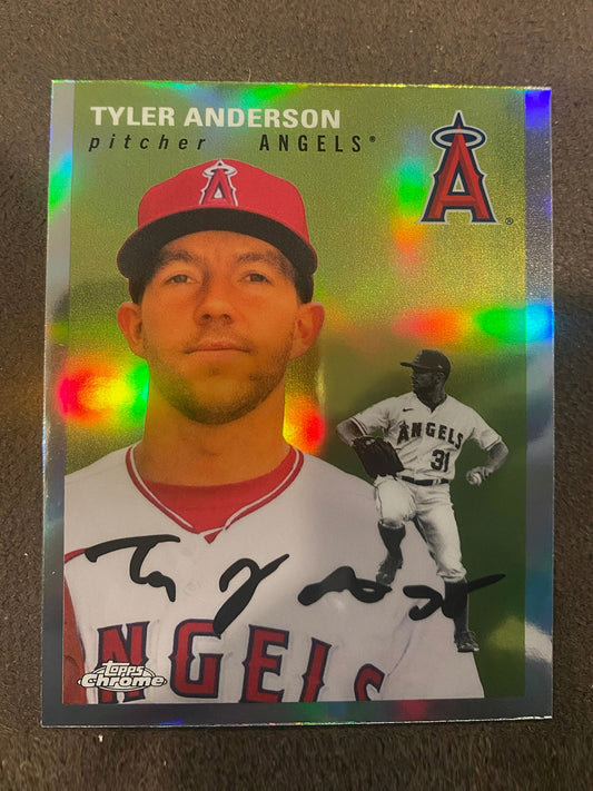 Tyler Anderson - 2023 Topps Chrome Platinum - Refractor - Angels