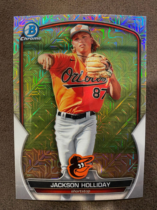 Jackson Holliday - 2023 Bowman Chrome - Mojo Refractor - Orioles
