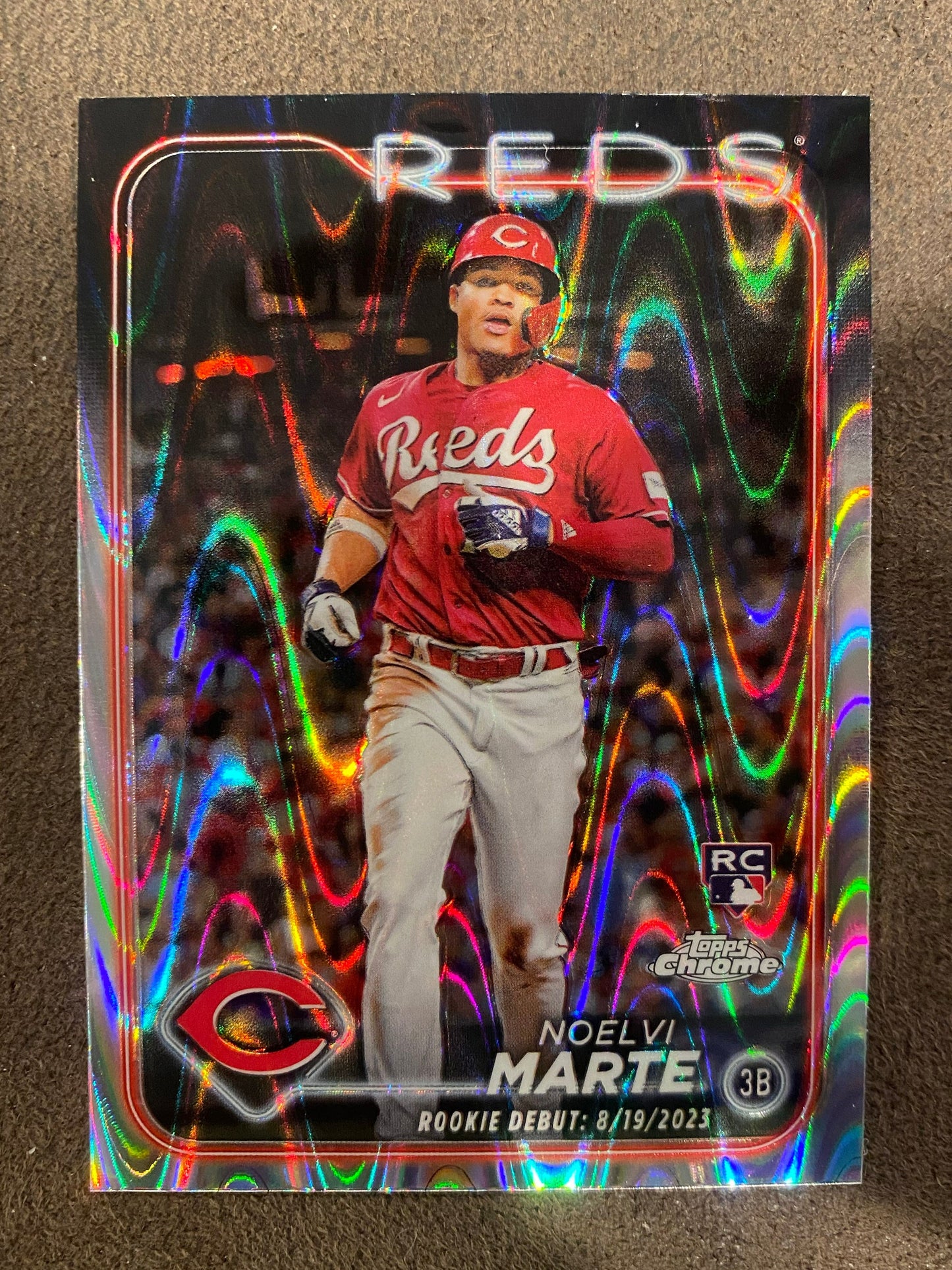 Noelvi Marte - 2024 Topps Chrome Update - Raywave - Reds