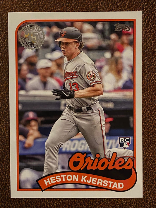 Heston Kjerstad - 2024 Topps Series 2 - 1989 Insert - Orioles
