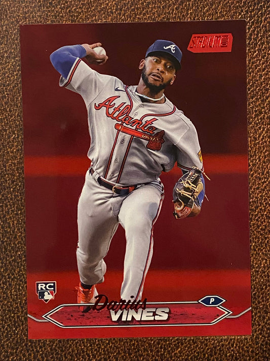 Darius Vines - 2024 Topps Stadium Club - Red Foil - Braves