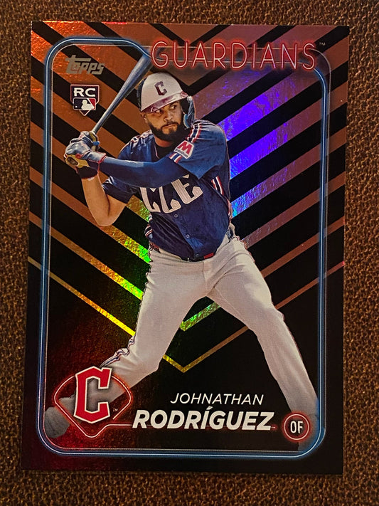 Johnathan Rodriguez - 2024 Topps Update - Holiday Parallel - Guardians