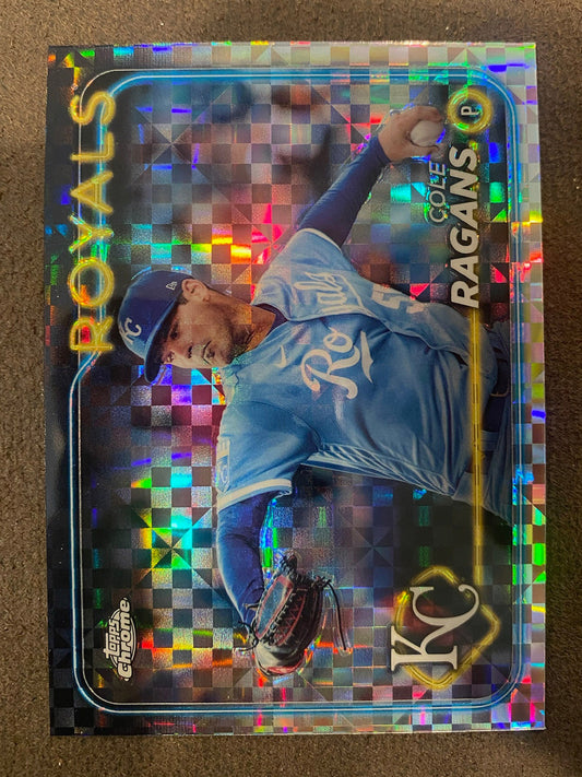 Cole Ragans - 2024 Topps Chrome - XFractor - Royals