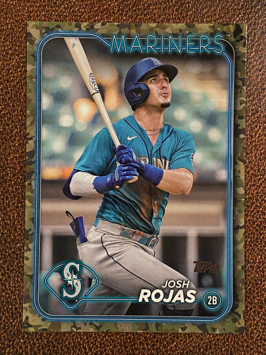Josh Rojas - 2024 Topps Series 2 - Camo /25 - Mariners