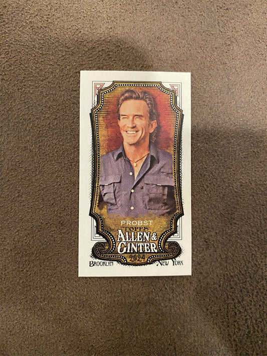 Jeff Probst - 2024 Allen & Ginter - Mini A&G Back -