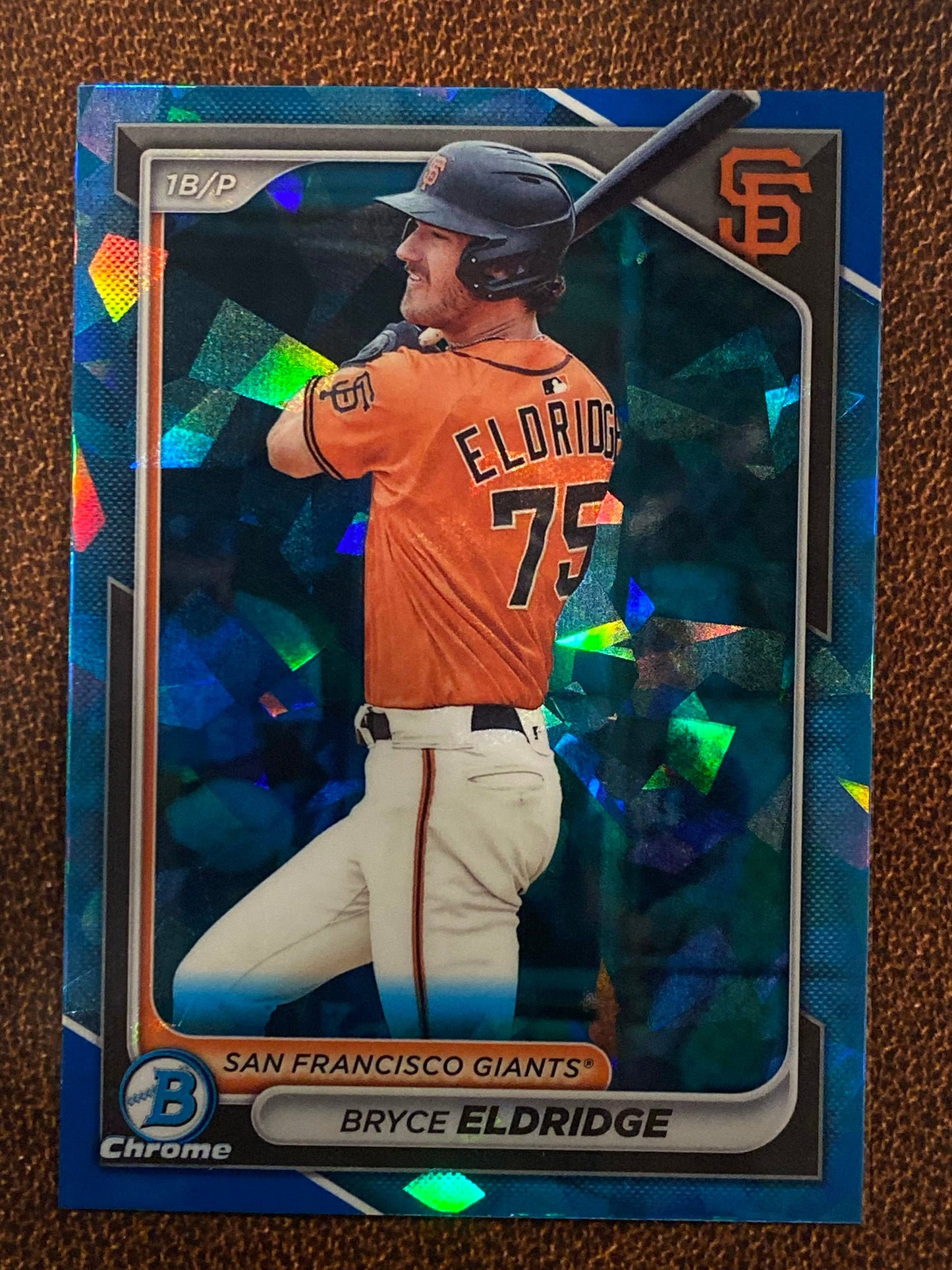 Bryce Eldridge - 2024 Bowman Chrome - Sapphire - Giants
