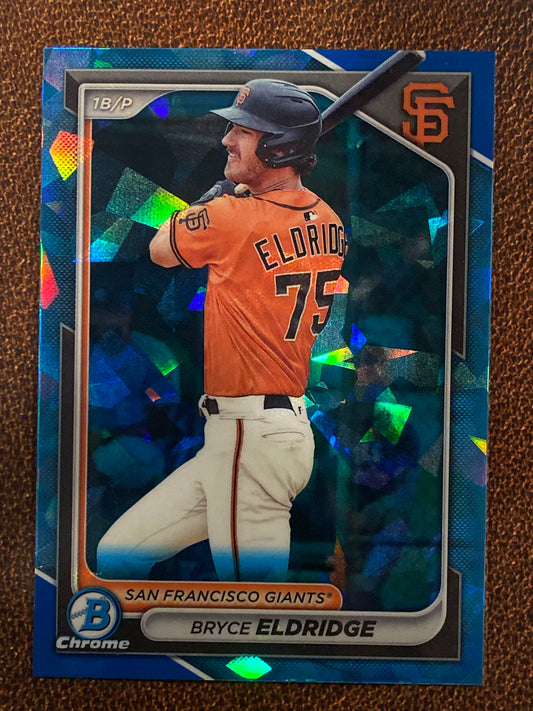 Bryce Eldridge - 2024 Bowman Chrome - Sapphire - Giants