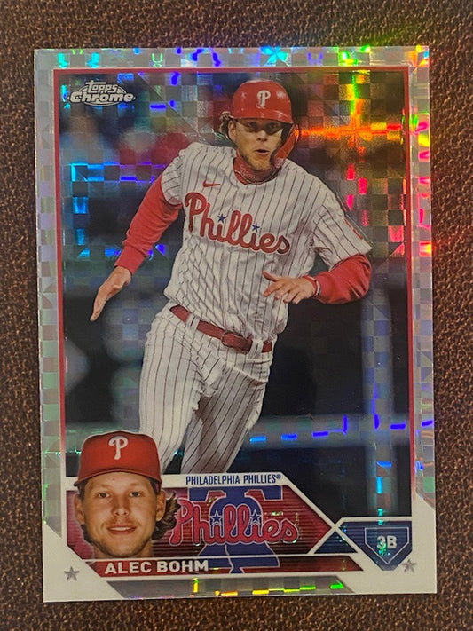 Alec Bohm - 2023 Topps Chrome - XFractors - Phillies