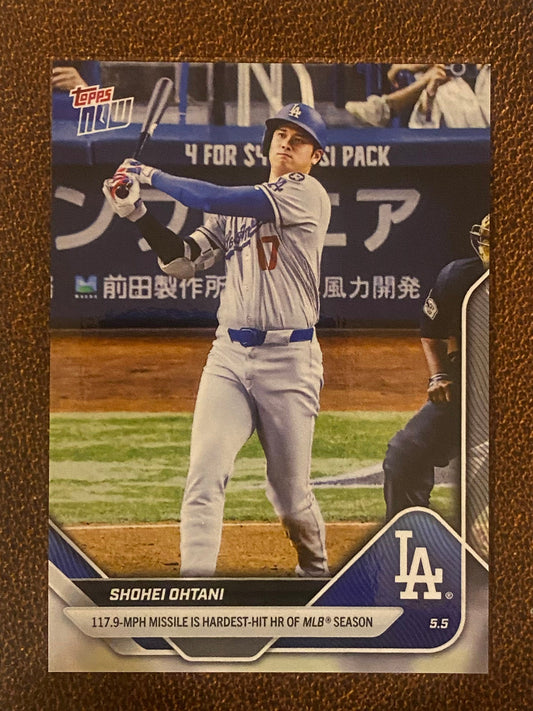 Shohei Ohtani - 2025 Topps Now - Card 145 (PR: 5429) - Dodgers