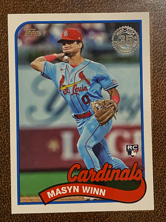 Masyn Winn - 2024 Topps Series1 - 1989 Inserts - Cardinals