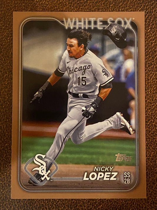 Nicky Lopez - 2024 Topps Series 2 - Gold /2024 - White Sox
