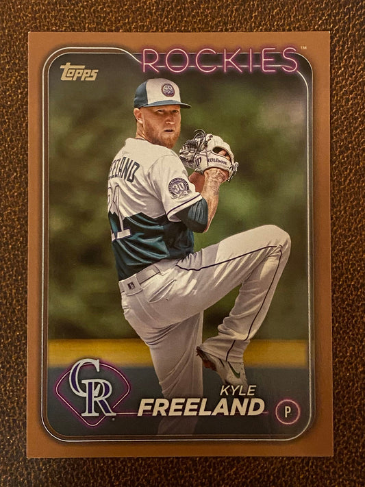 Kyle Freeland - 2024 Topps Series 1 - Gold /2024 - Rockies