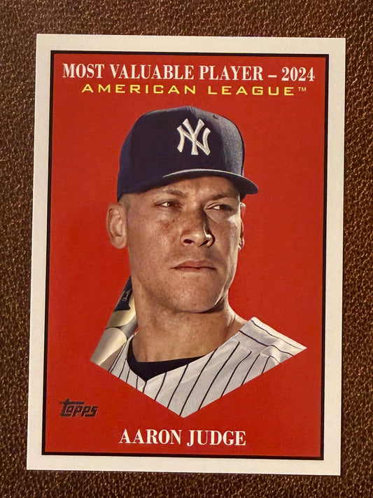 Aaron Judge - 2025 Topps Update - MVP Insert - Yankees