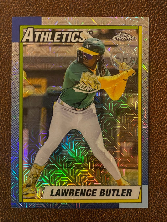 Lawrence Butler - 2025 Topps Update - 1990 Mojo Refractor - Athletics