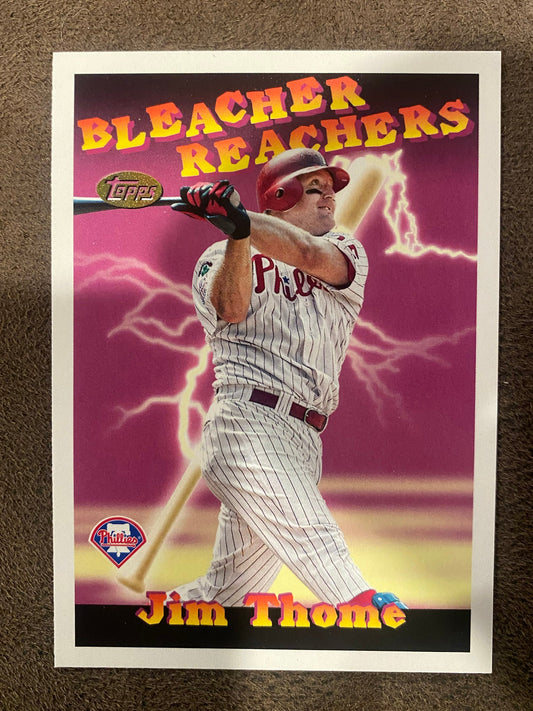 Jim Thome - 2025 Topps Update - Bleacher Reachers Insert - Phillies