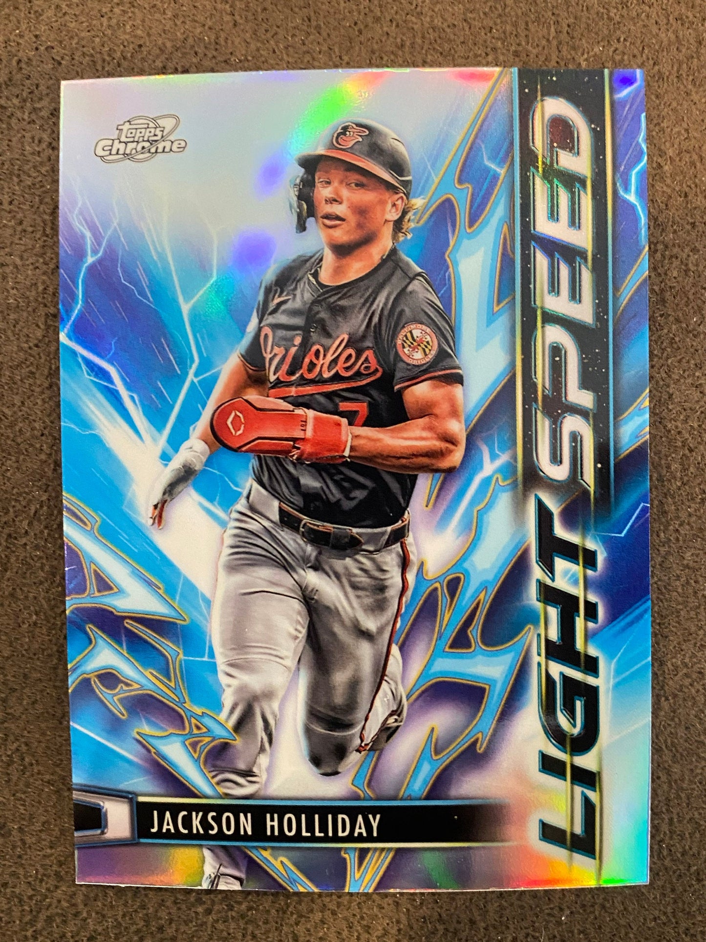 Jackson Holliday - 2025 Topps Chrome Cosmic - Light Speed Insert - Orioles