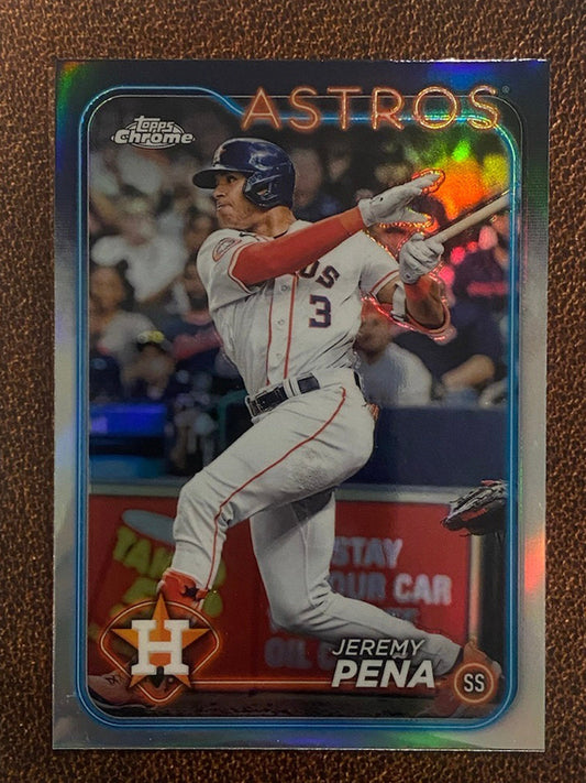 Jeremy Pena - 2024 Topps Chrome - Refractor - Astros