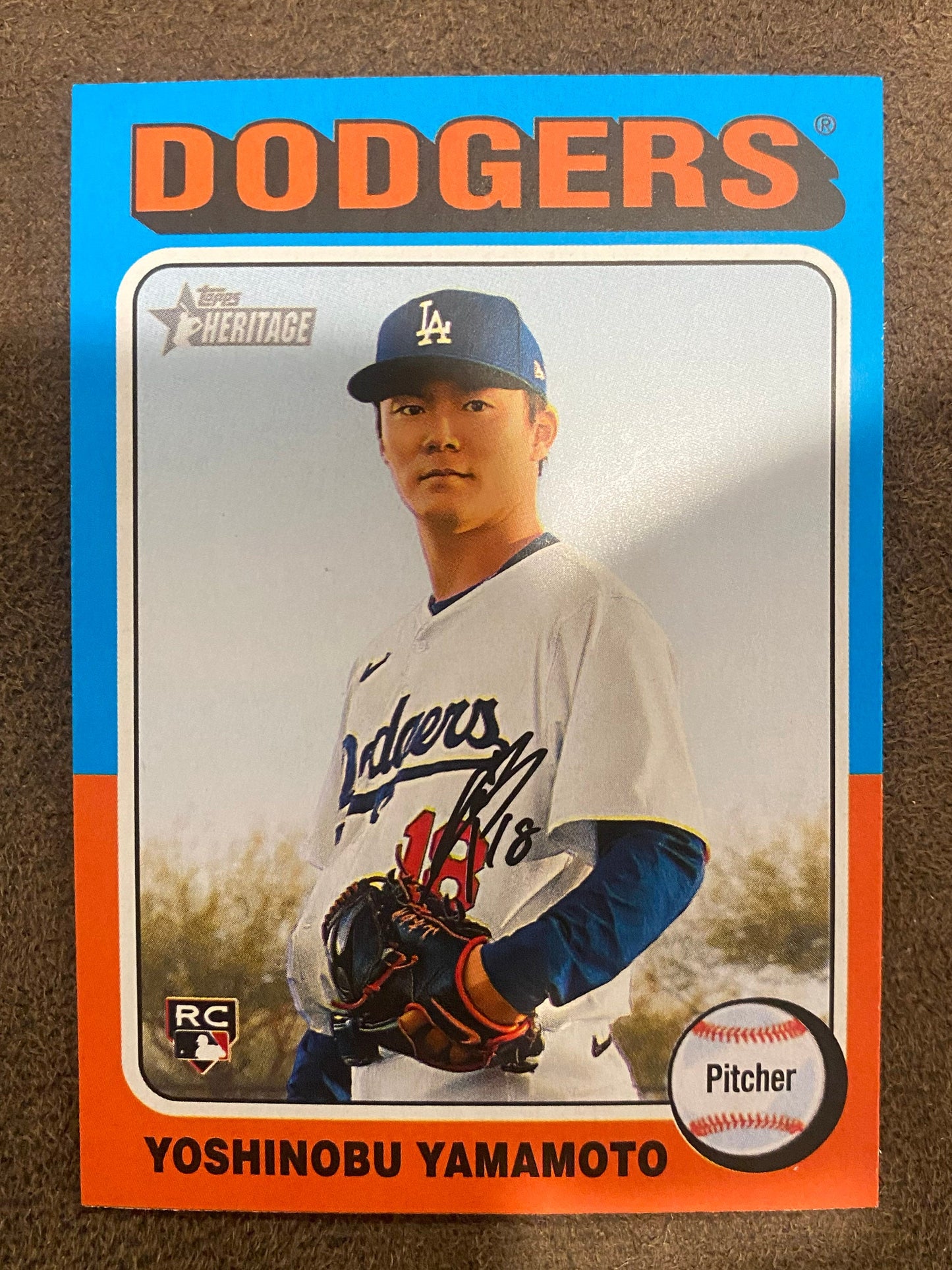 Yoshinobu Yamamoto - 2024 Topps Heritage High Number - Base - Dodgers