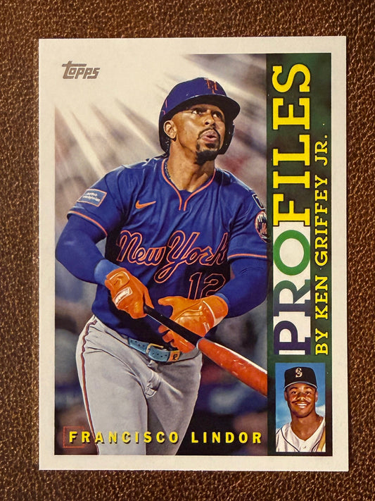 Francisco Lindor - 2026 Topps Series 1 - Profiles Insert - Mets