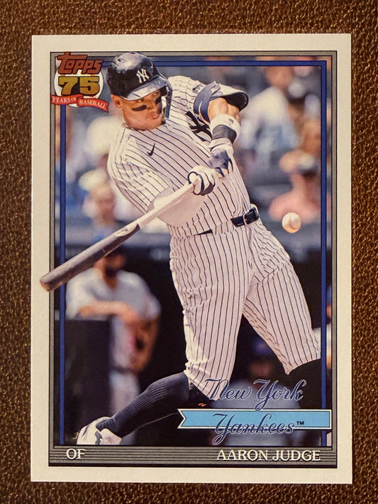 Aaron Judge - 2026 Topps Series 1 - 1991 Insert - Yankees
