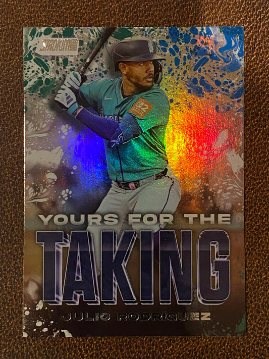 Julio Rodriguez - 2025 Topps Stadium Club - Yours for the Taking Insert - Mariners