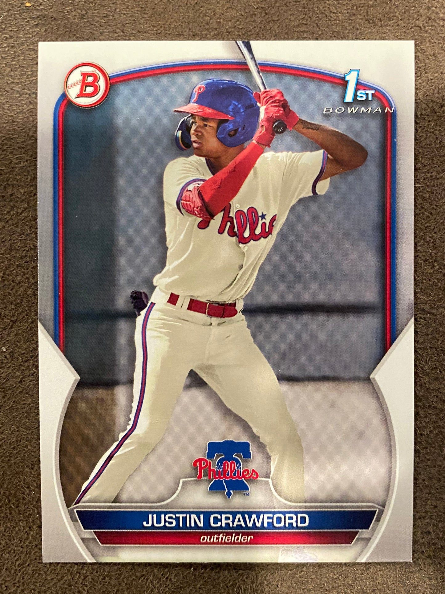 Justin Crawford - 2023 Bowman - 1st PAPER - Phillies