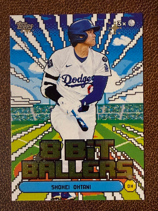 Shohei Ohtani - 2026 Topps Series 1 - 8 Bit Ballers Insert - Dodgers